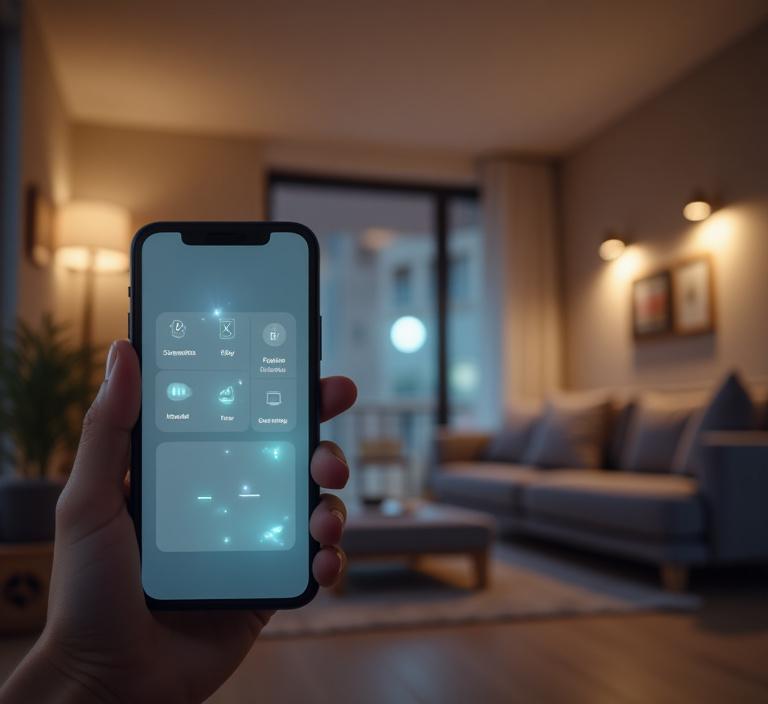 Smart home IoT control iOS app for connected devices